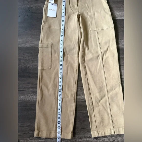 Sunday Best Tan Cargo Pants with Patch Pockets - Picture 5 of 6